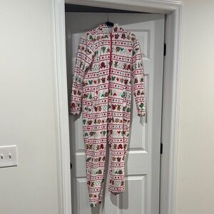 Festive Holiday  One Piece Pajama